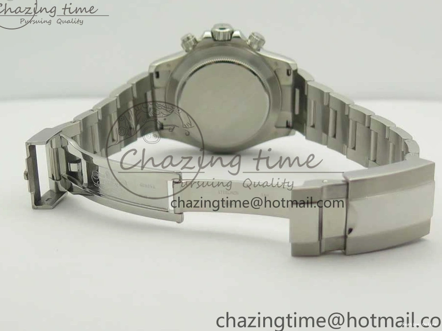 0107 Daytona 116500 JHF Best Edition Ceramic Bezel White Dial Black Red on SS Bracelet A Elegant 3266